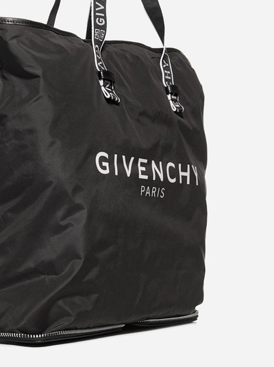 Shop Givenchy Borsa Light 3 In Nylon Pieghevole