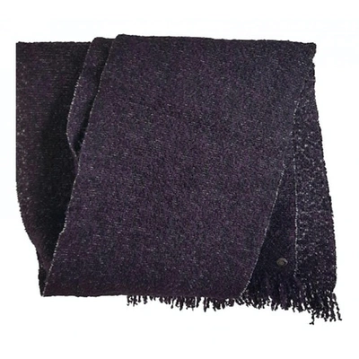 Pre-owned Chanel Purple Wool Scarf