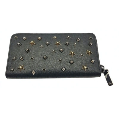 Pre-owned Christian Louboutin Panettone Leather Wallet In Black