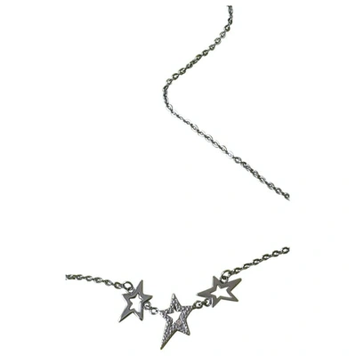 Pre-owned Mugler Necklace In Grey