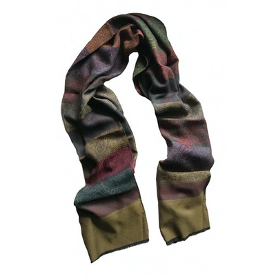 Pre-owned Etro Wool Neckerchief In Other