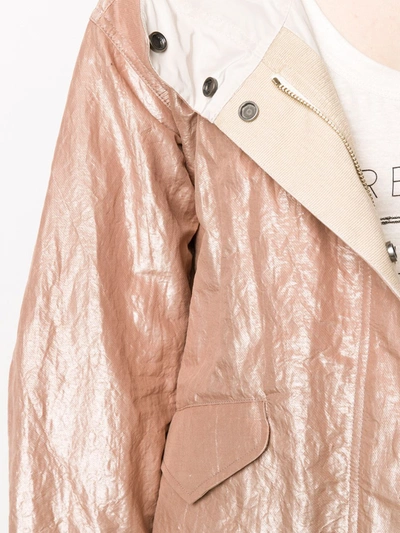 Shop Brunello Cucinelli Cotton Jacket In Pink