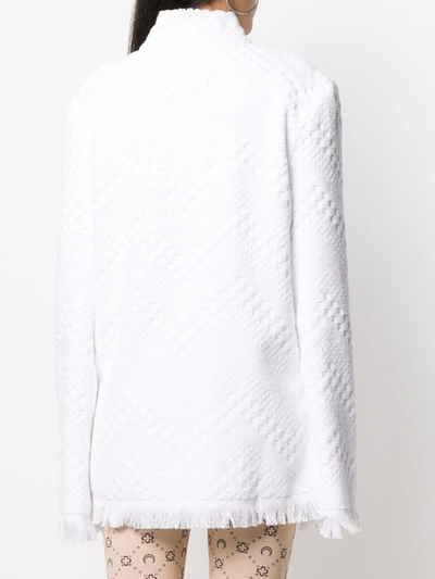 Shop Marine Serre Sweaters In Bianco