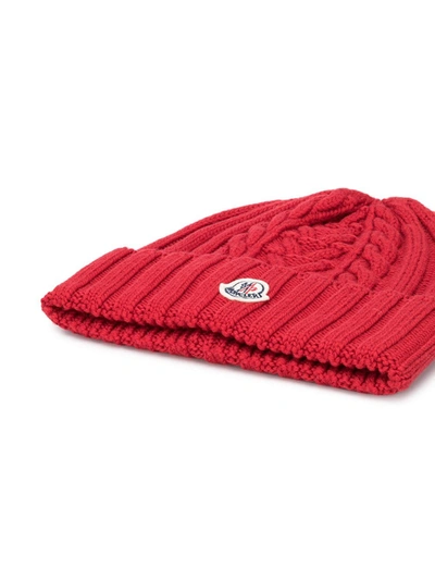 Shop Moncler Accessories In Rosso