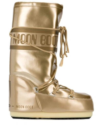 Shop Moon Boot Boots In Oro