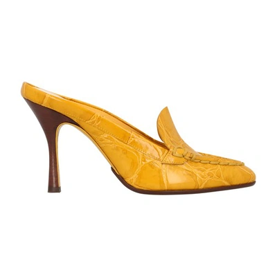 Shop Tod's Leather Pumps In Zabaione