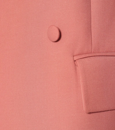 Shop Emilia Wickstead Mallory Gabardine Blazer In Pink
