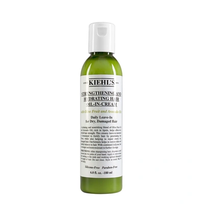 Shop Kiehl's Since 1851 Strengthening And Hydrating Hair Oil-in-cream 180ml