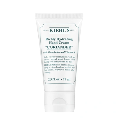 Shop Kiehl's Since 1851 Richly Hydrating Hand Cream Coriander 75ml