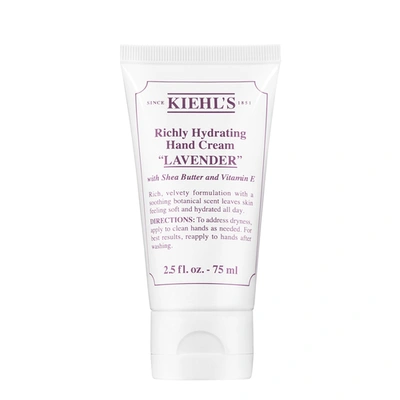 Shop Kiehl's Since 1851 Richly Hydrating Hand Cream Lavender 75ml
