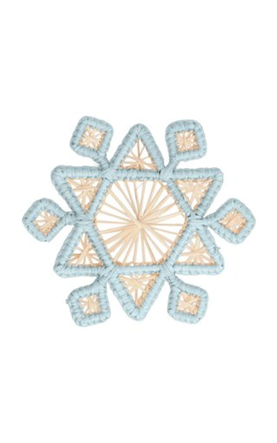 Shop Mercedes Salazar Set Of 4 Star Snowflake Napkin Rings In Neutral