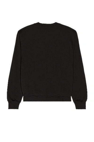 Shop Dolce & Gabbana Long Sleeve Logo Tee In Black