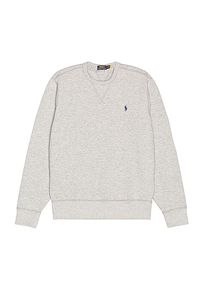 Polo Ralph Lauren Classic Rl Crewneck Sweatshirt In Andover Heather