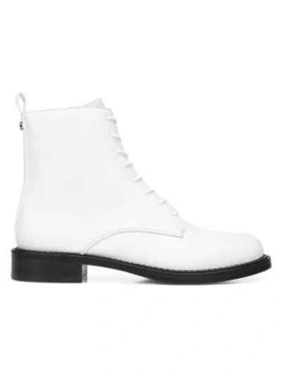 Shop Sam Edelman Nina Leather Boots In White