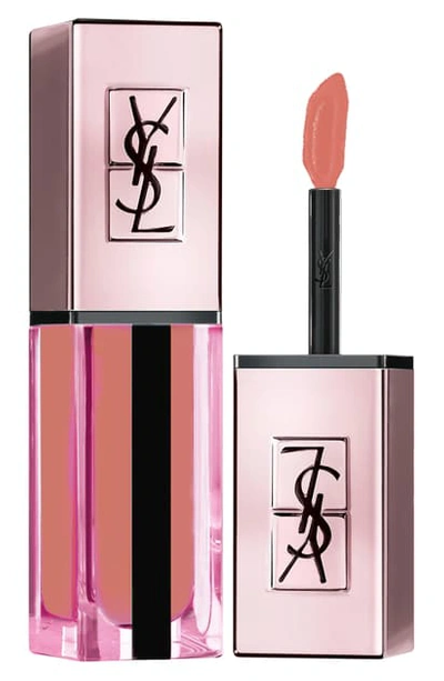 Shop Saint Laurent Water Stain Glow Lip Stain In 207 Illegal Rosy Nude