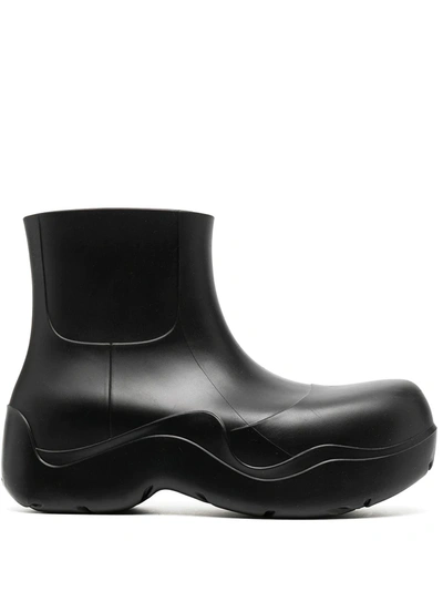 Shop Bottega Veneta Pv Puddle Ankle Boots In Black