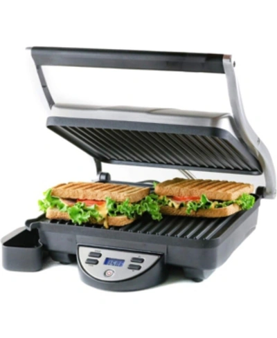 Shop Ovente Electric Panini In Gray