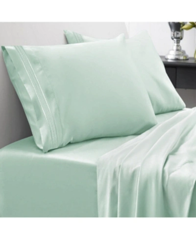 Shop Sweet Home Collection Microfiber Full 4-pc Sheet Set In Mint