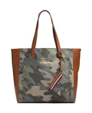 tommy hilfiger camo tote