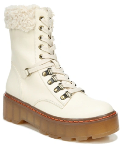 Shop Circus By Sam Edelman Women's Sanders Lug Hiker Boots Women's Shoes In Modern Ivory