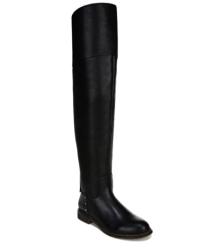 Shop Franco Sarto Haleen Over-the-knee Boots Women's Shoes In Black