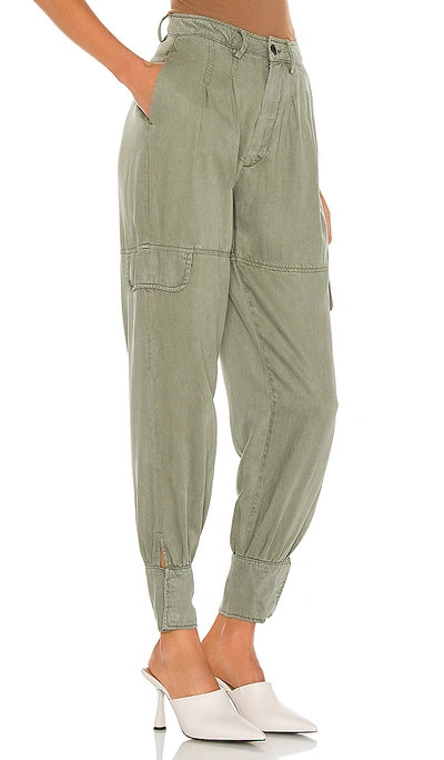 Shop Allsaints Paxton Trousers In Khaki Green