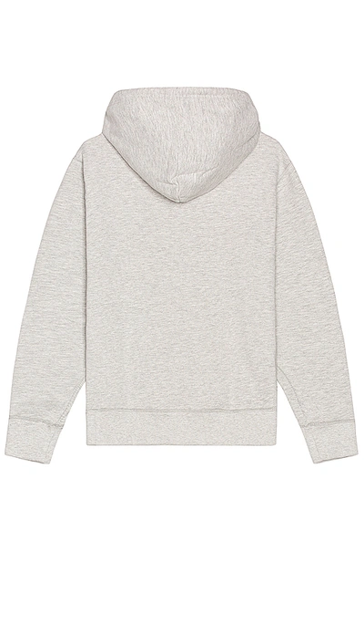 Polo Ralph Lauren Classic Pullover Hoodie With Drawstring In Gray