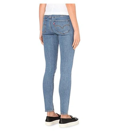 Shop Levi's Skinny High-rise Jeans In Wild Sea