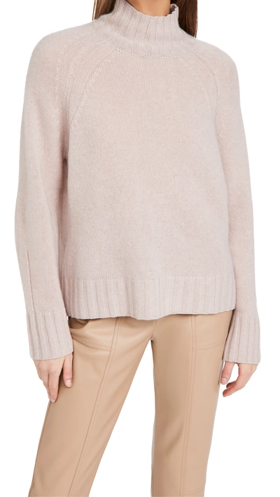 Shop 360 Sweater Leighton Cashmere Sweater In Adobe Pink