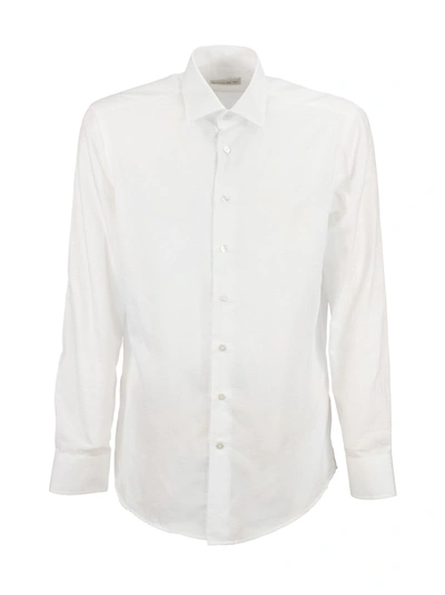 Shop Etro Cotton Shirt Spread In White
