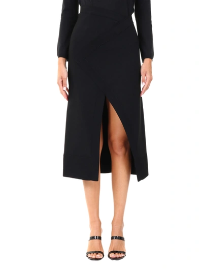 Shop Jil Sander Longuette Skirt Black