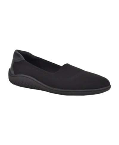 Easy Spirit Gift Womens Round Closed Toe Slip-on Shoe In Black