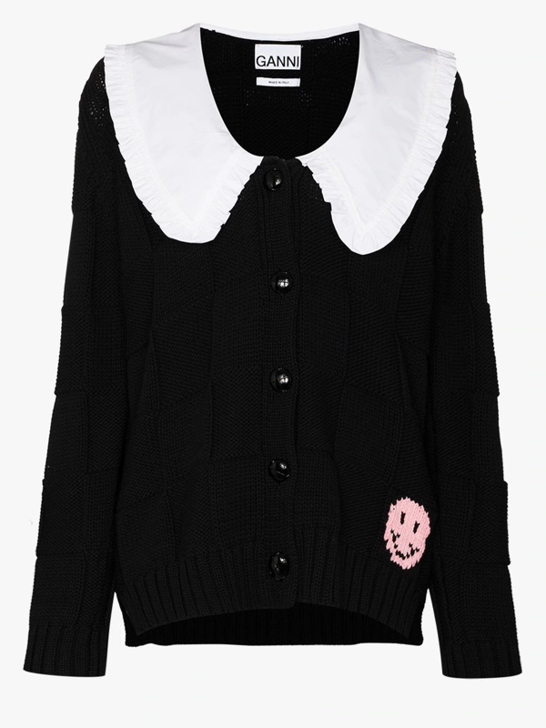 peter pan collar cardigan