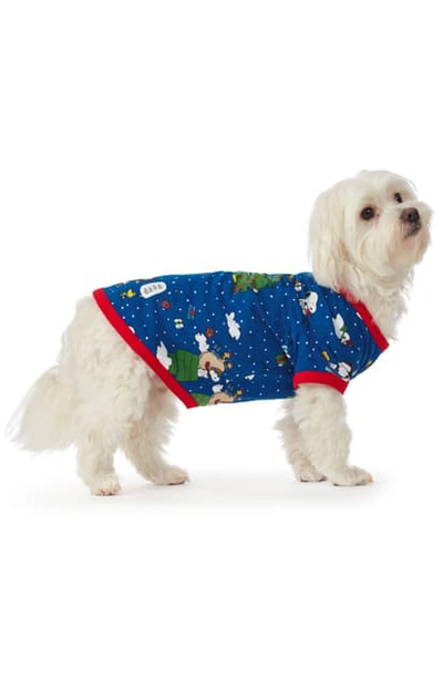 Shop Bedhead Pajamas Bedhead Peanuts Print Dog Pajamas In Snoopys Season Of Giving