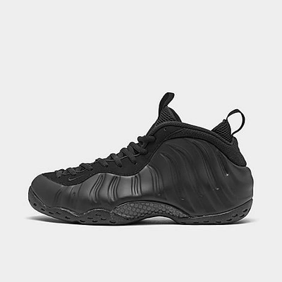 Shop Nike Men's Penny Hardaway Air Foamposite One Basketball Shoes In Black/black/anthracite