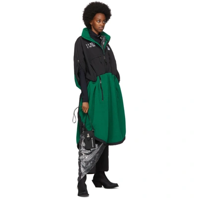Shop Mm6 Maison Margiela Green The North Face Edition Fleece Circle Dress In 650 Evergre