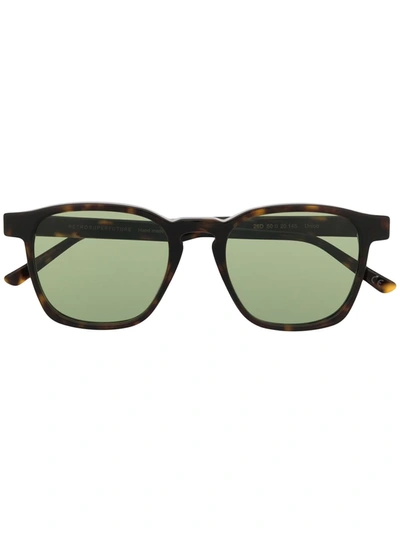 Shop Retrosuperfuture Tinted Square-frame Sunglasses In Brown