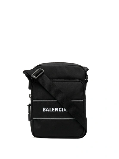 Shop Balenciaga Small Sport Messenger Bag In Black