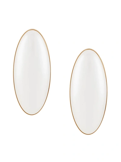 Shop Jw Anderson Oval-shape Single Earring In White