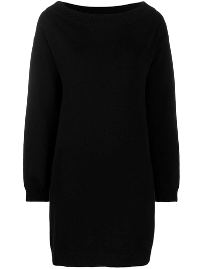 Shop Valentino Fine-knit Cashmere Jumper In Black