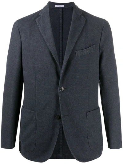 Shop Boglioli K-jacket Single Breasted Blazer In Blue