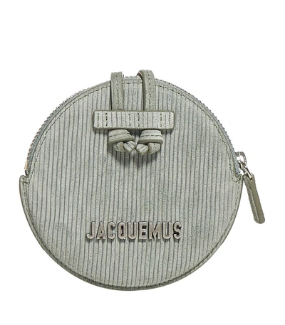 Shop Jacquemus Le Pitchou Mini Coin Bag In Green
