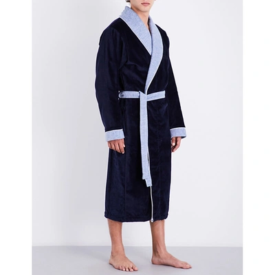 Hugo Boss Navy Lord Kimono Dressing Gown S | ModeSens