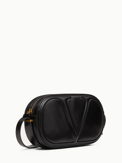 Shop Valentino Vlogo Walk Bag Black