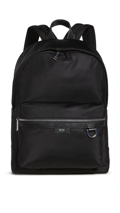 Shop Hugo Boss Meridian Backpack In Black