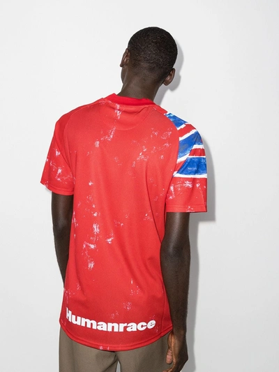 Shop Adidas Originals Human Race Bayern T-shirt In Red