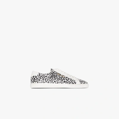 Shop Saint Laurent Andy Low Top Sneakers - Men's - Leather/rubber In White