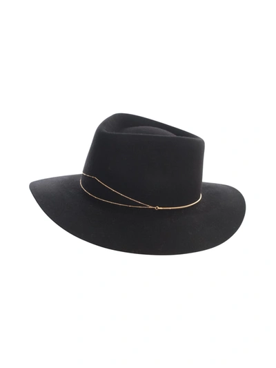 Shop Van Palma Hat In Black