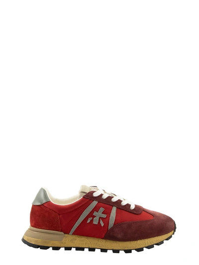 Shop Premiata Sneakers Johnlow 5068 In Red