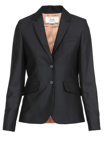 Shop Victoria Victoria Beckham Single-breasted Blazer In Midnight Blue